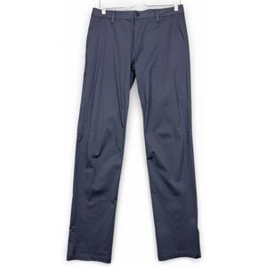 Rhone Pants Mens 31x32 Iron Blue Gray Commuter Slim Performance Tech Golf Active